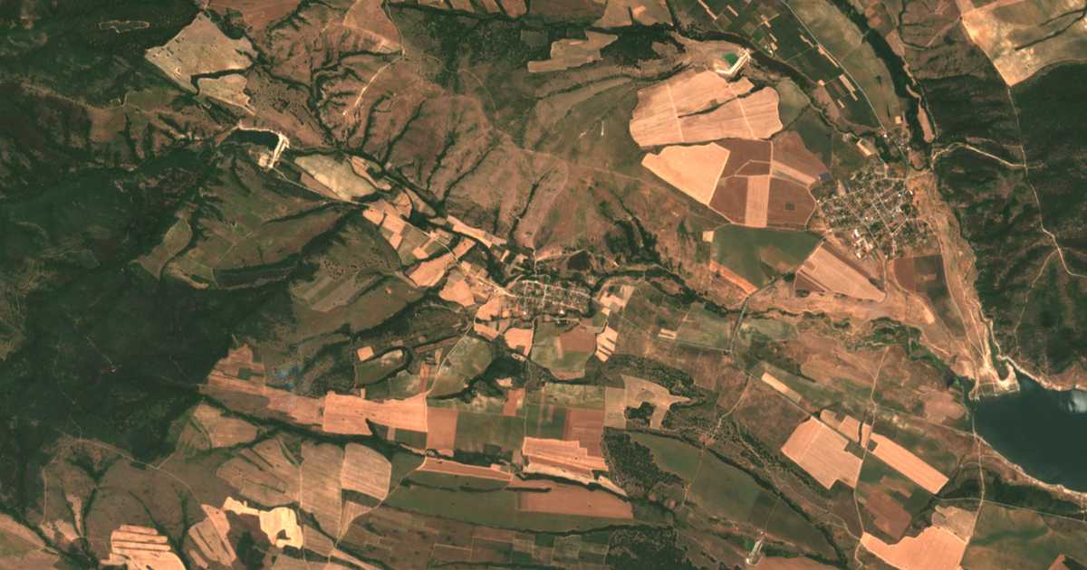 Carte satellite de Malo Kruševo