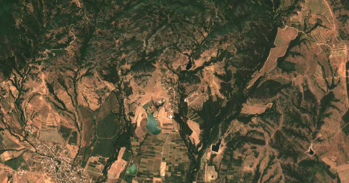 Carte satellite de Mǎtenica