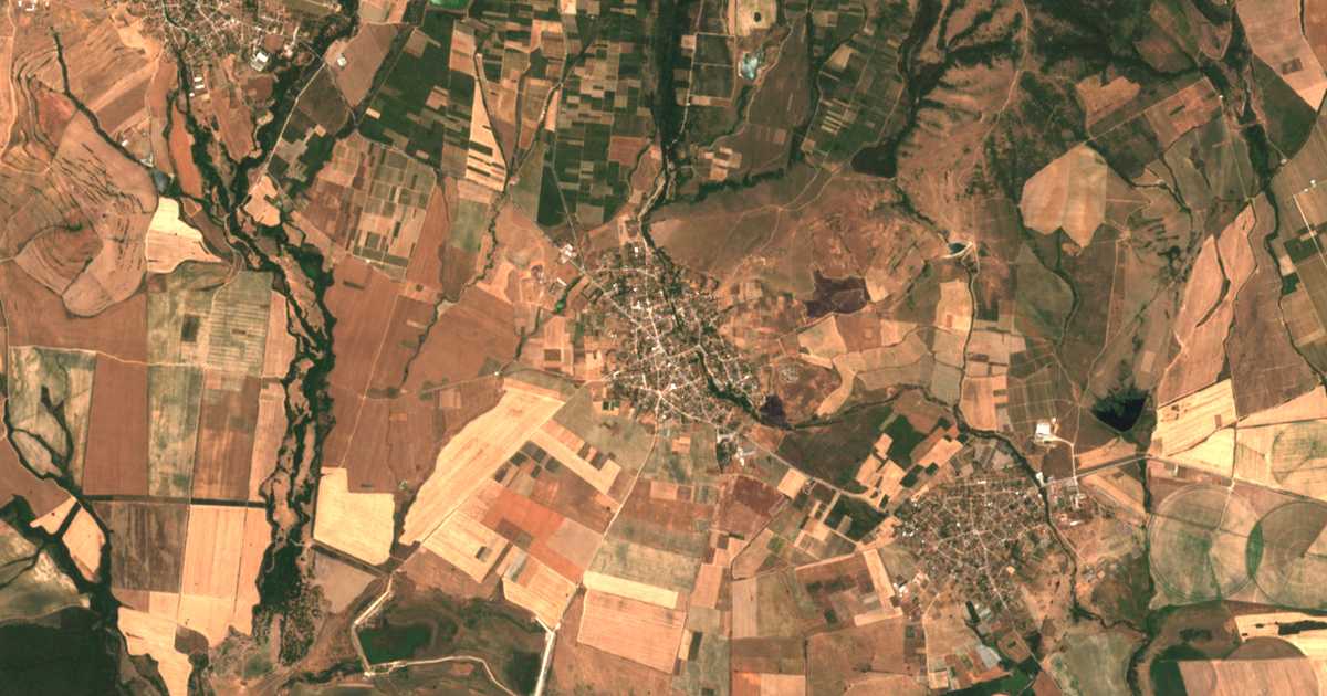 Carte satellite de Panicheri