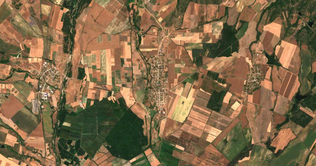 Carte satellite de Begovo