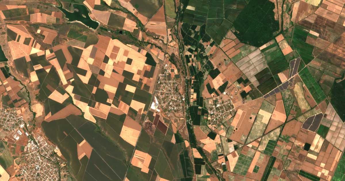 Carte satellite de Chernozemen