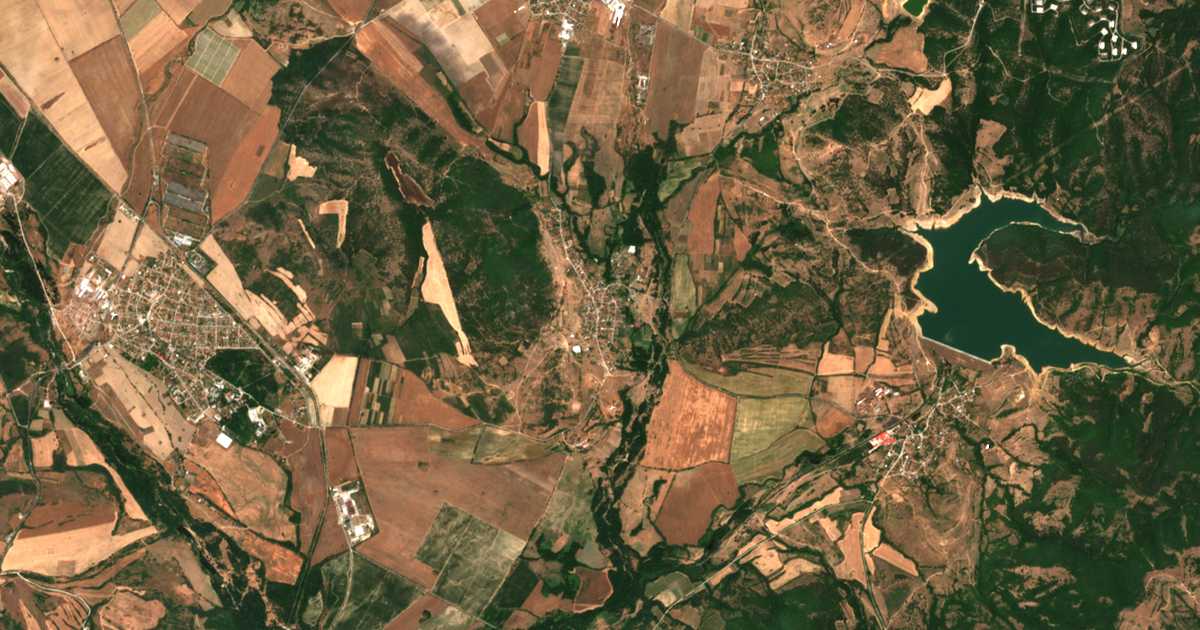 Carte satellite de Beguntsi