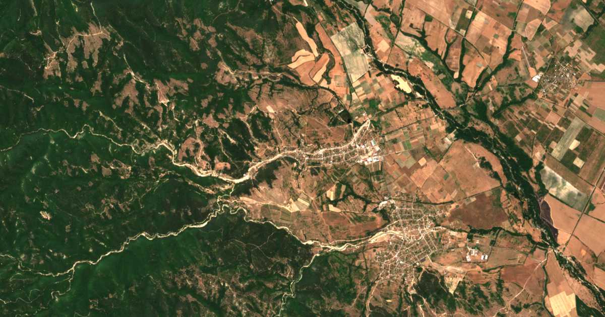 Carte satellite de Bogdan