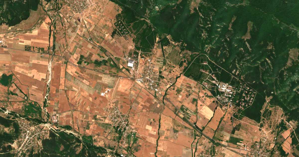 Carte satellite de Karnare