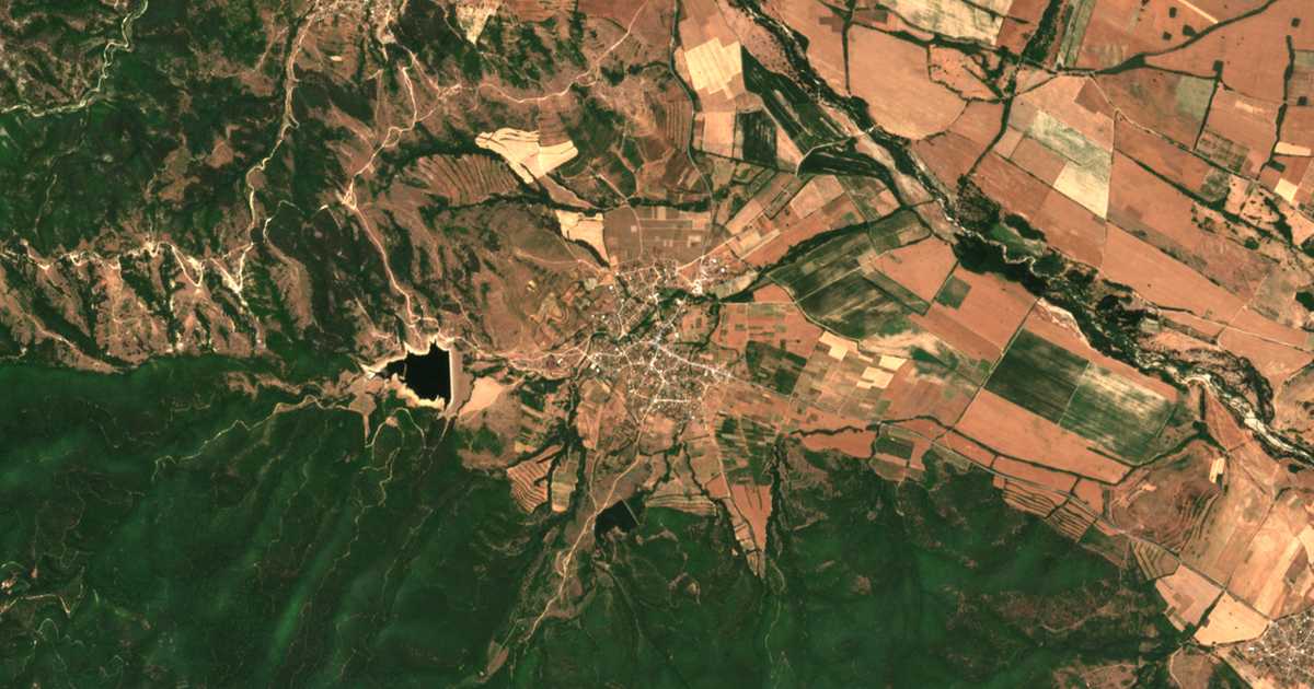 Carte satellite de Kliment