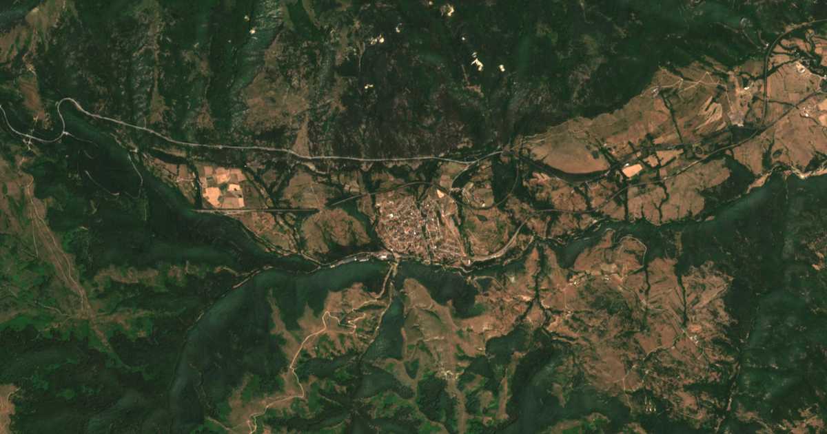 Carte satellite de Klisura