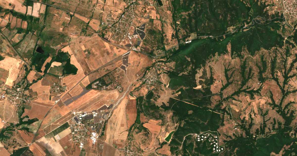 Carte satellite de Kurtovo