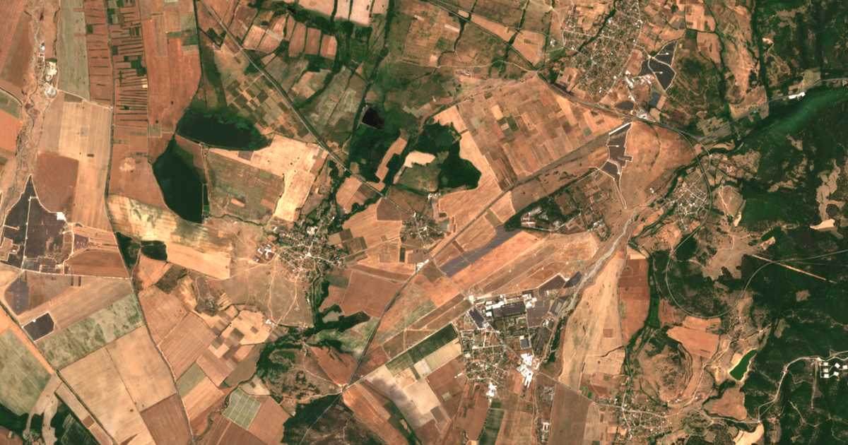 Carte satellite de Marino pole