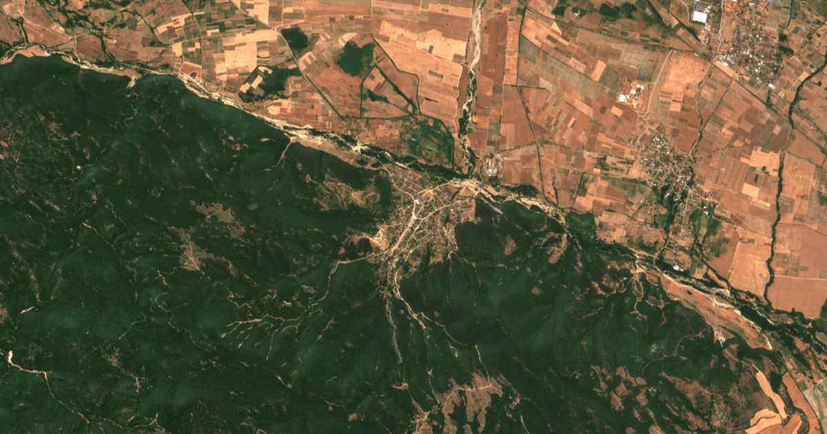 Carte satellite de Slatina