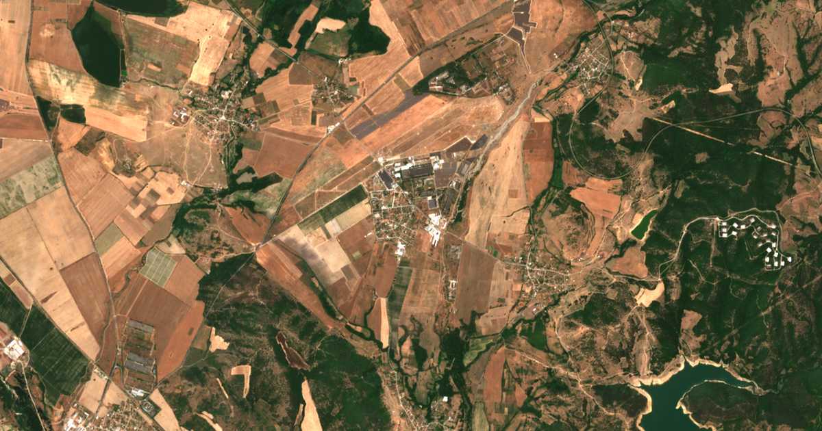Carte satellite de Vedrare