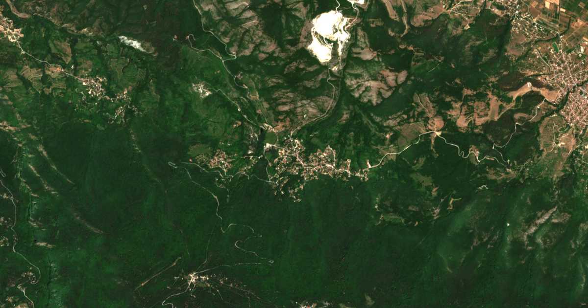 Carte satellite de Galabovo