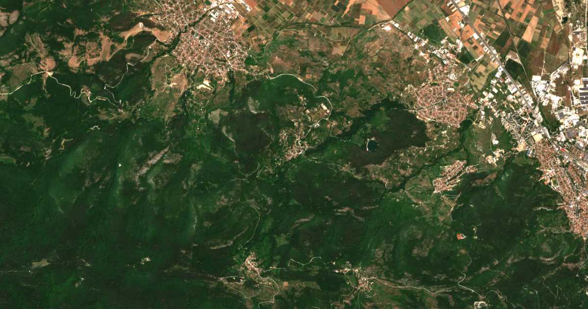 Carte satellite de Ruen