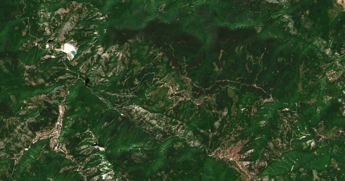 Carte satellite de Borovo