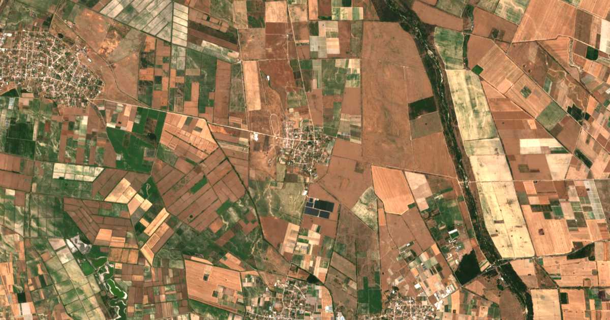 Carte satellite de Dink