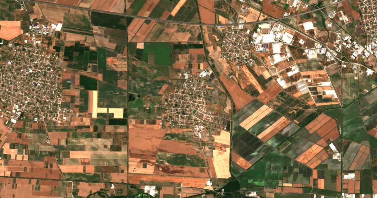 Carte satellite de Kostievo