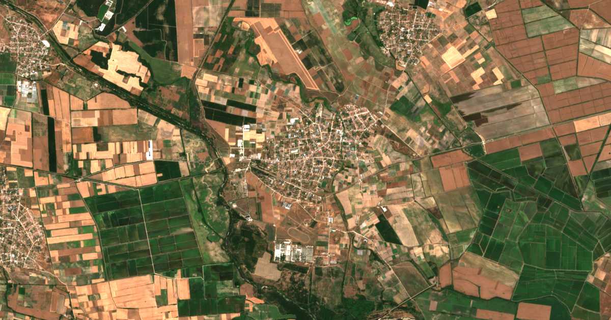 Carte satellite de Manole
