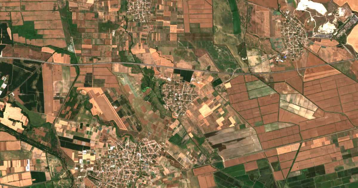 Carte satellite de Manolsko Konare