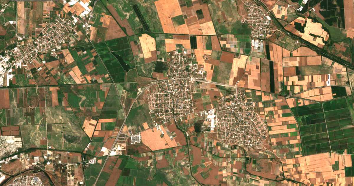 Carte satellite de Skutare