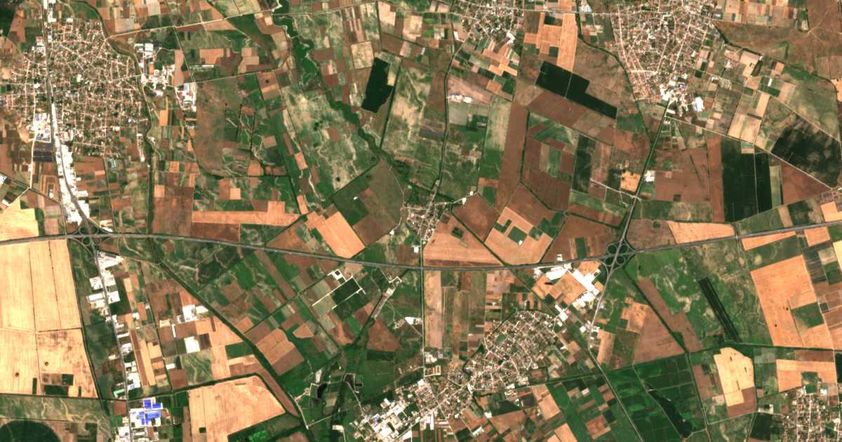 Carte satellite de Zhelyazno