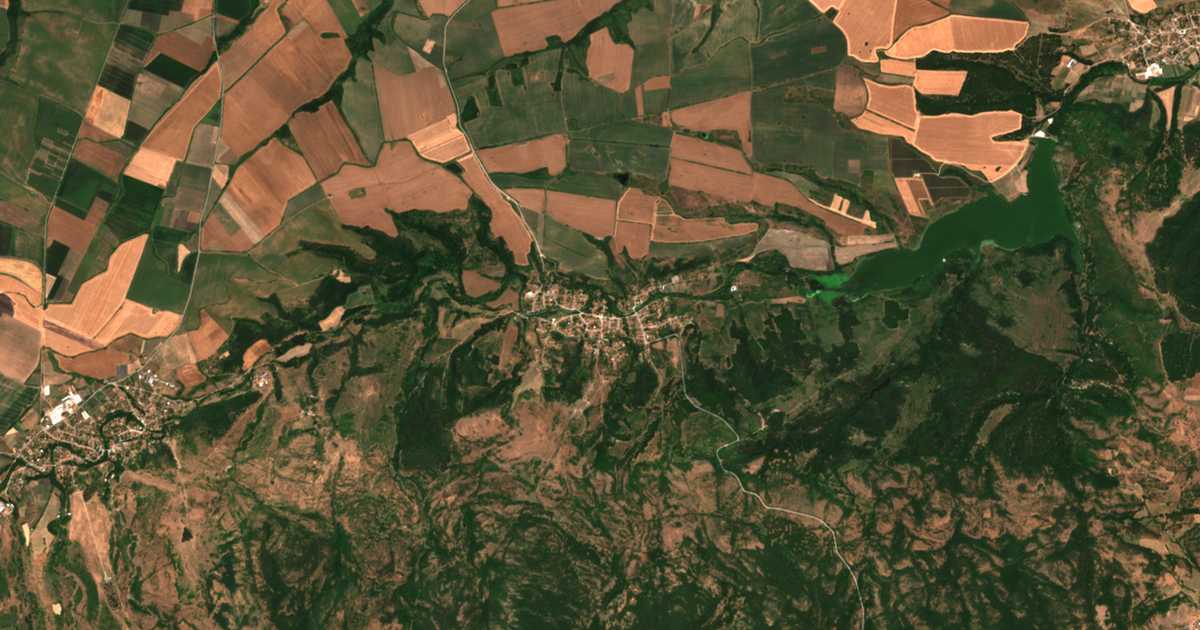 Carte satellite de Dragoïnovo