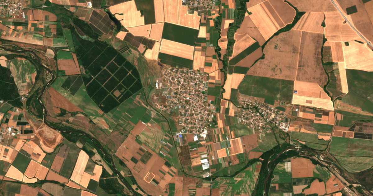 Carte satellite de Gradina