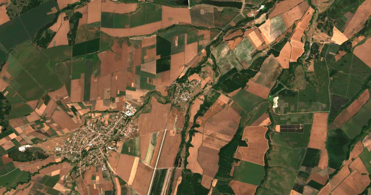 Carte satellite de Poroyna