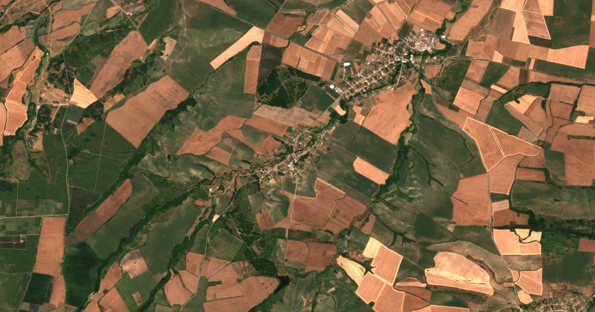 Carte satellite de Pravoslaven
