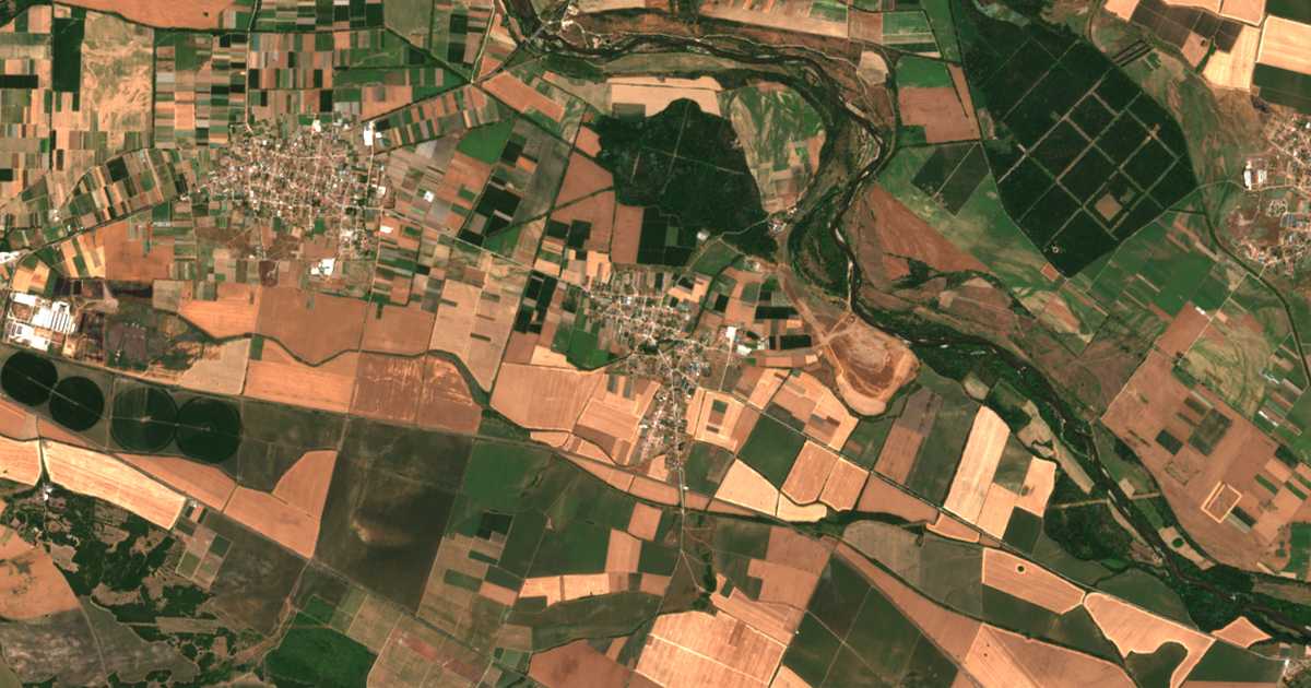 Carte satellite de Vinica