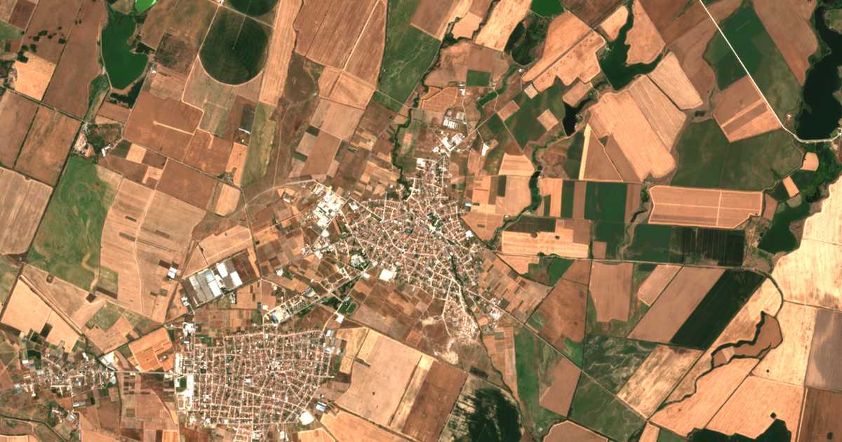 Carte satellite de Rakovski