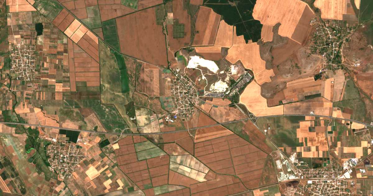 Carte satellite de Šišmanci