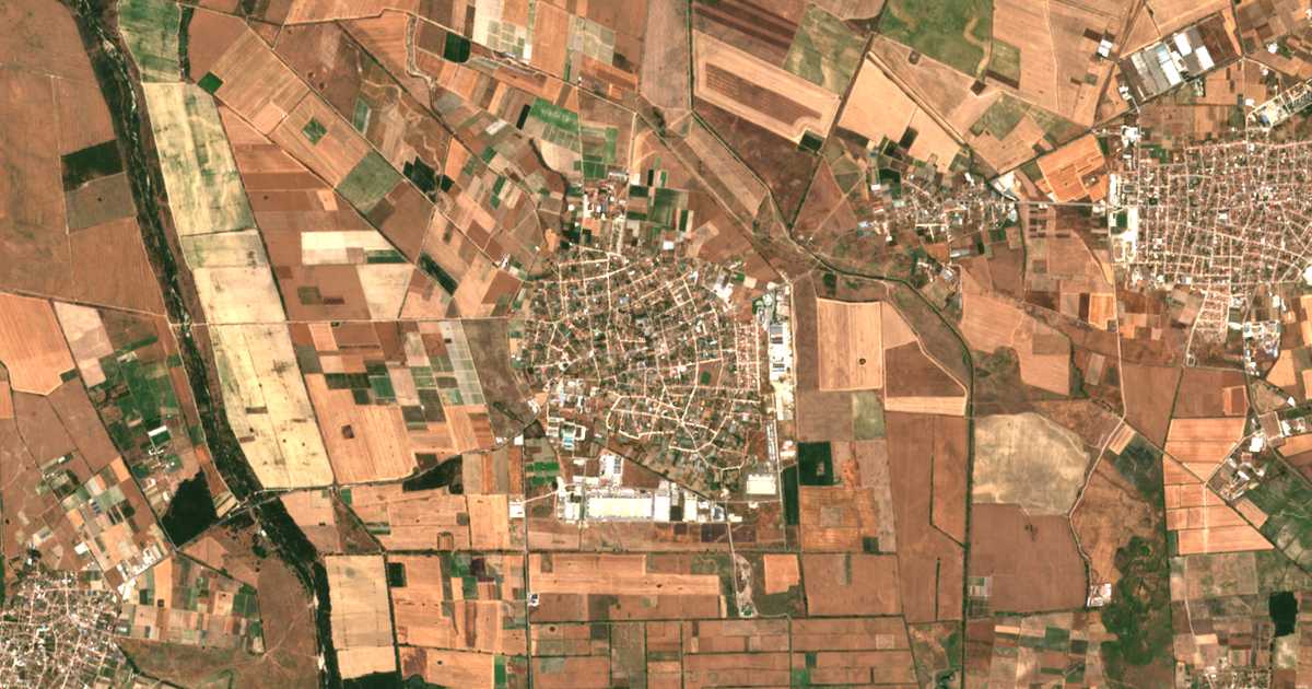 Carte satellite de Stryama