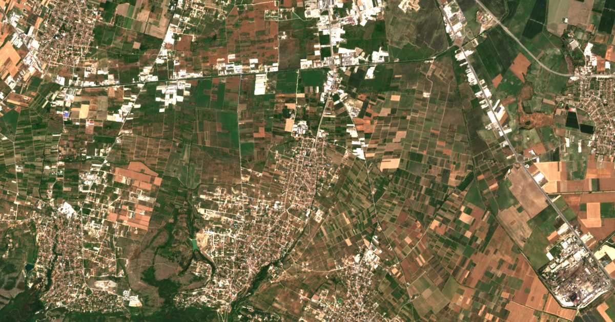 Carte satellite de Branipole