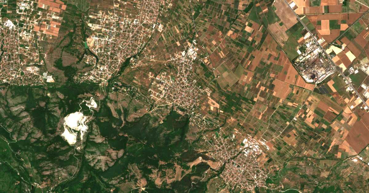 Carte satellite de Brestnik