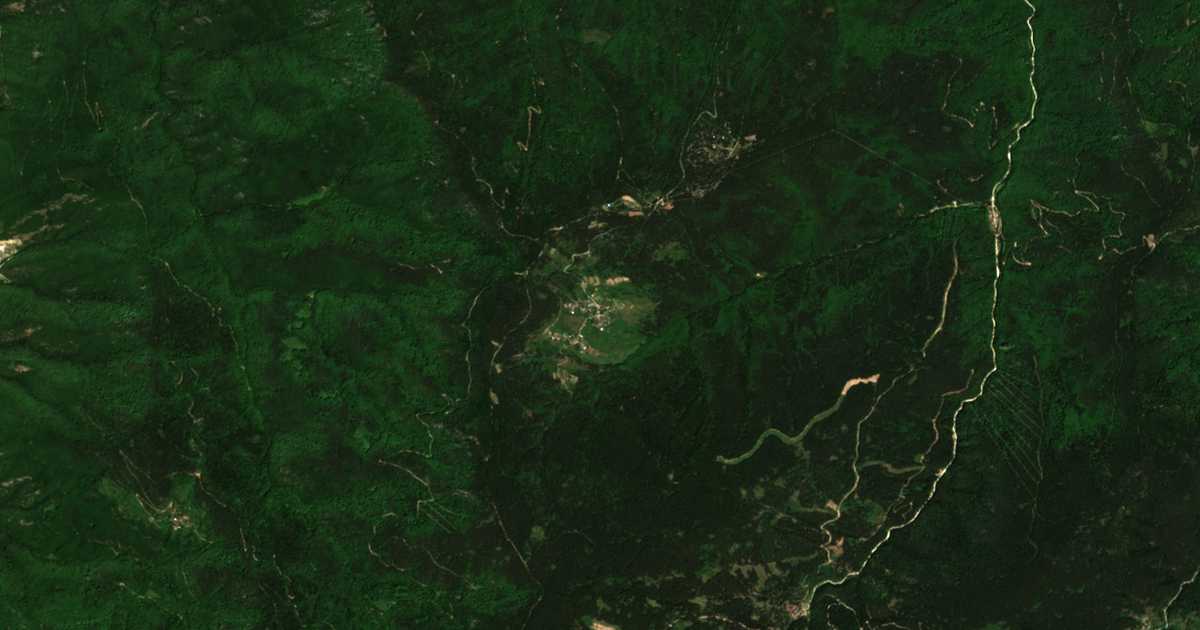 Carte satellite de Churen