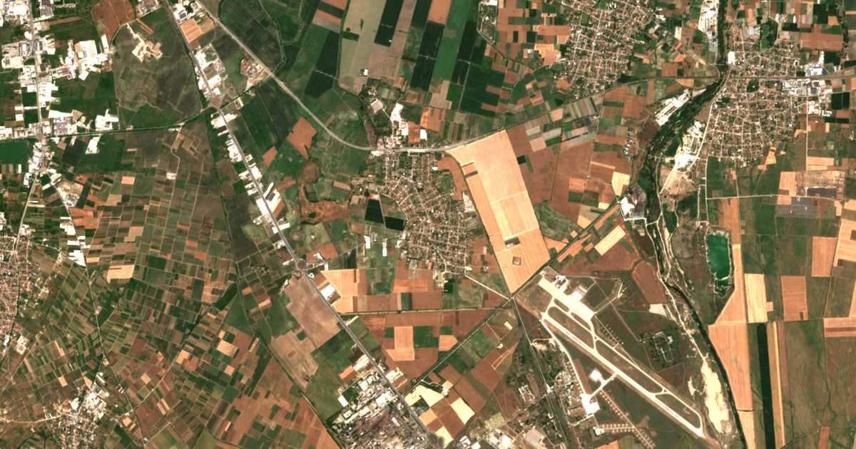 Carte satellite de Kroumovo