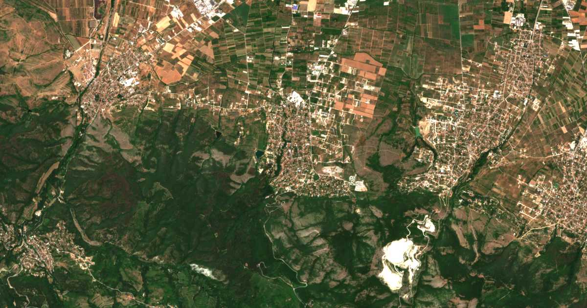 Carte satellite de Markovo
