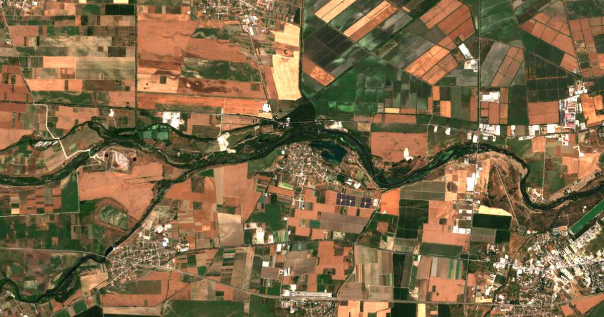 Carte satellite de Orizari
