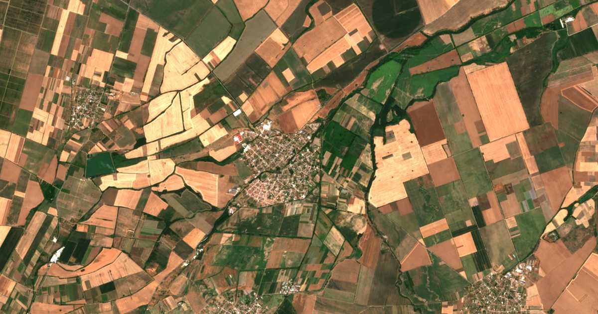 Carte satellite de Boljarci