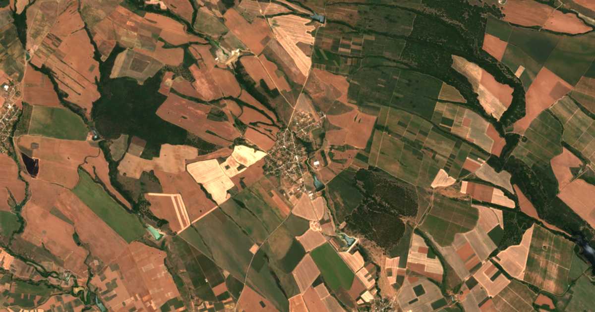 Carte satellite de Dragomir