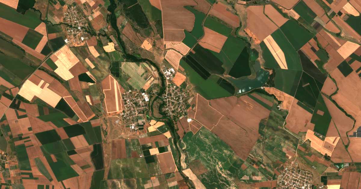 Carte satellite de Tseretelevo