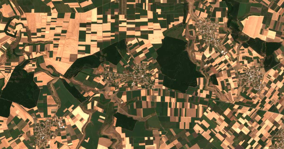 Carte satellite de Duhovets