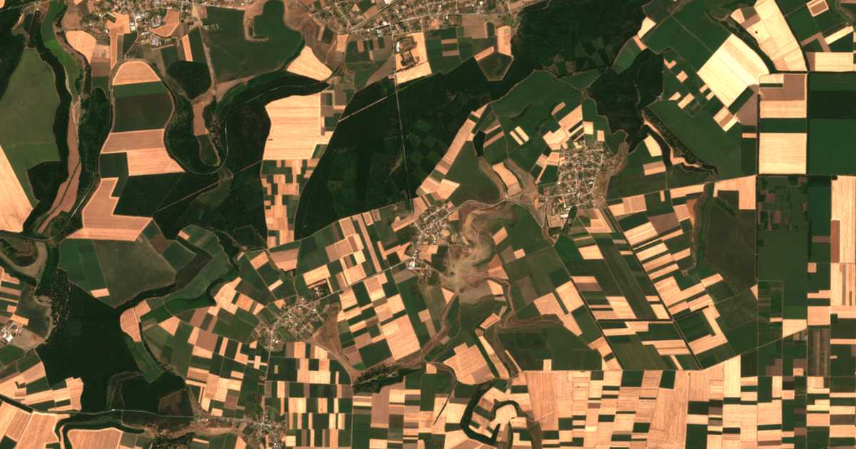 Carte satellite de Pechenitsa
