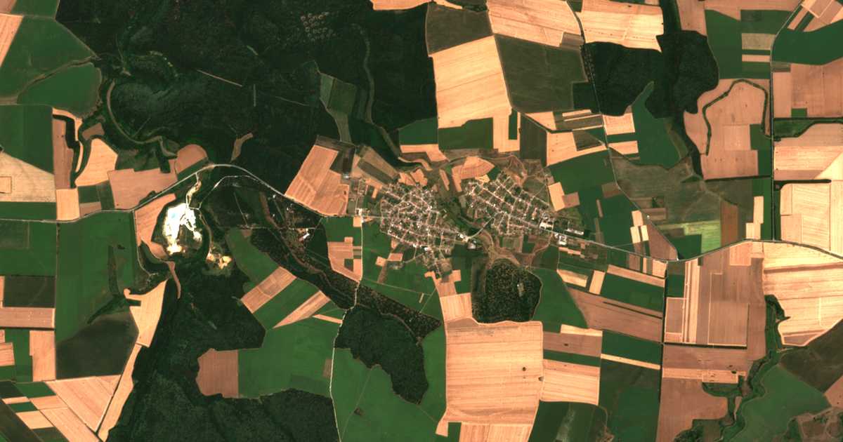 Carte satellite de Belovets