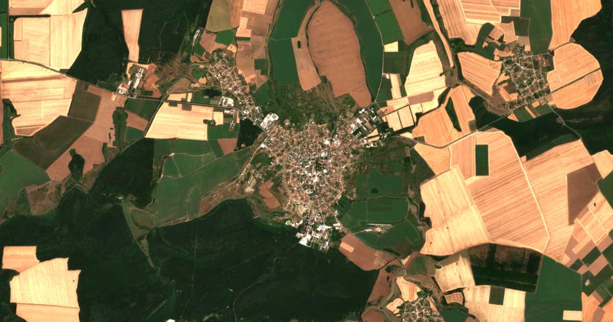 Carte satellite de Koubrat