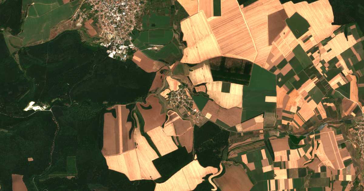 Carte satellite de Medovene