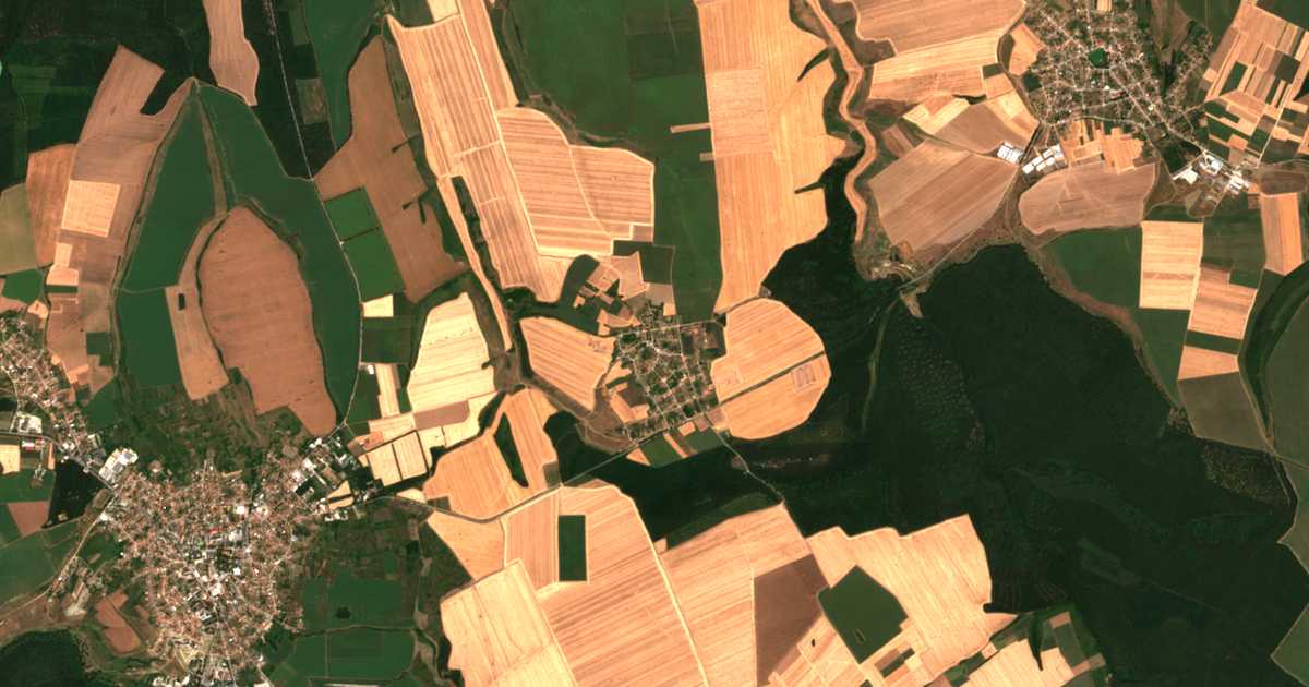 Carte satellite de Savin