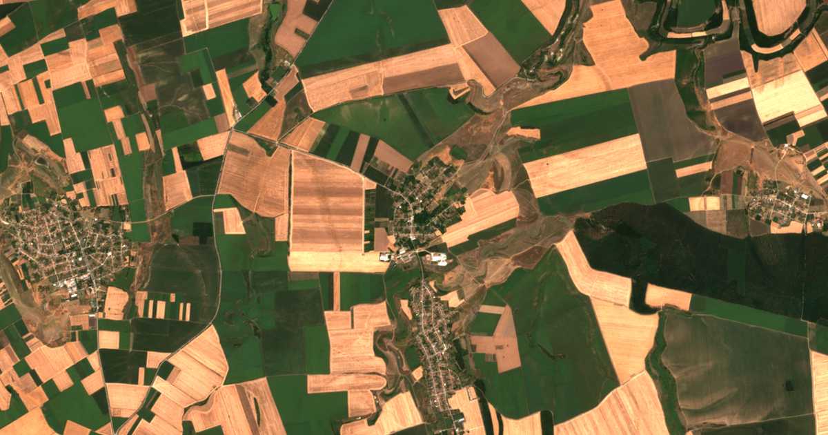 Carte satellite de Terter