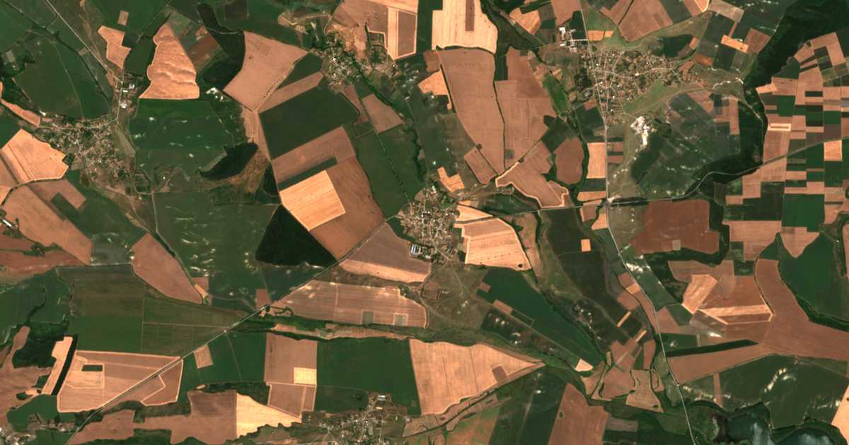 Carte satellite de Čudomir