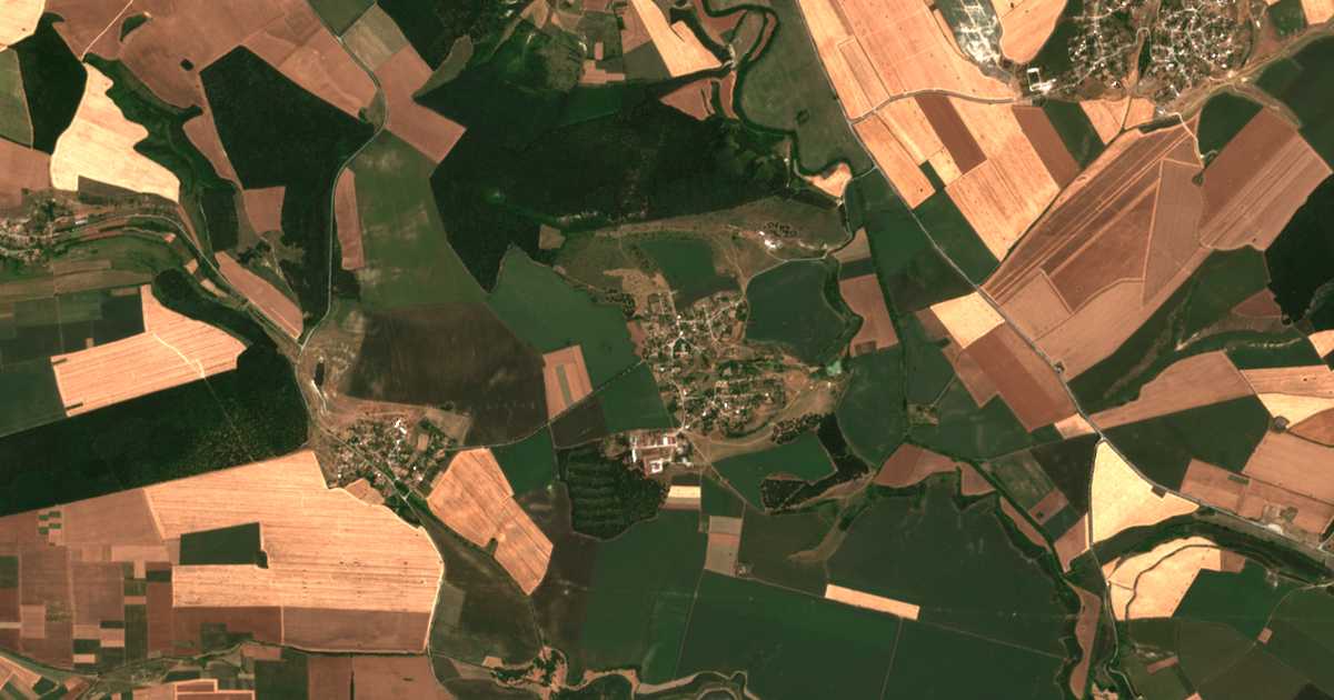 Carte satellite de Gorotsvet