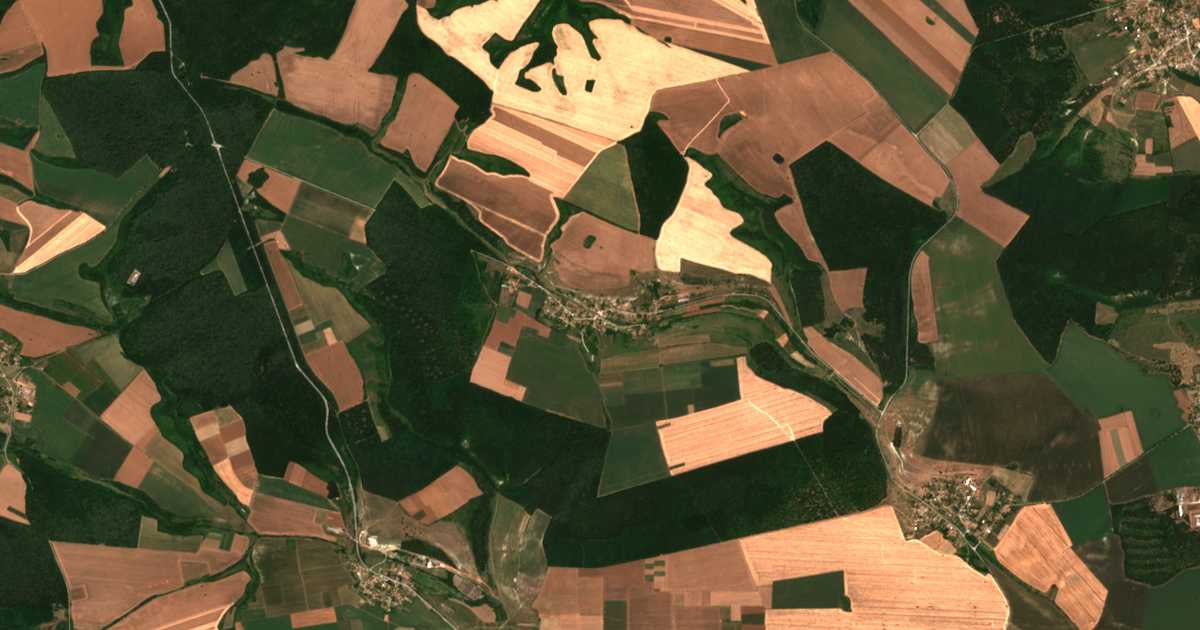 Carte satellite de Gradina